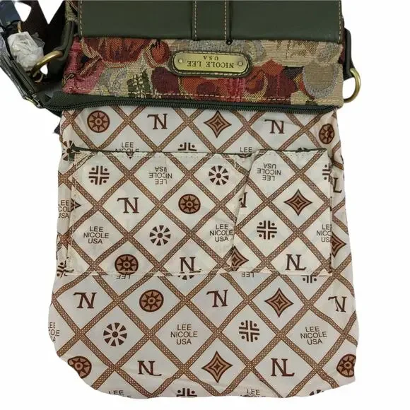 Nicole Lee Teddy Bears Crossbody Purse Green 2011 MTV VMA Awards NWT HTF Rare